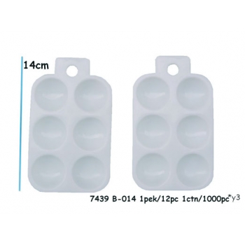 7439 6hole Watercolor Tray 